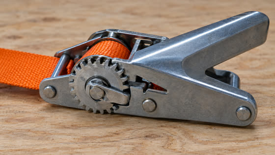 The ratchet mechanism up close